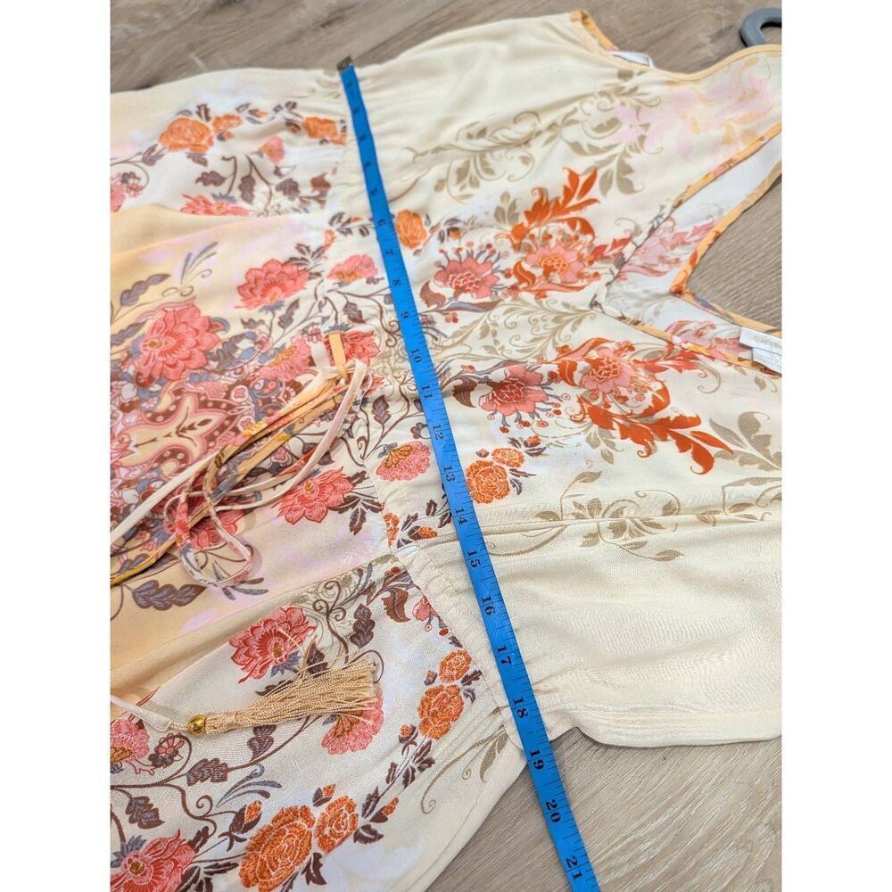 City Chic XL Boho Hi Lo Maxi Dress Festival Cottagecore Prairie Floral V Neck - Picture 7 of 15
